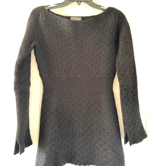 Classic Alpaca Jeanette Sweater Dress/ Tunic Sweater 100% Peruvian Baby Alpaca - Picture 8 of 16